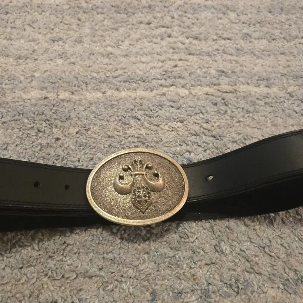 Red Wing Shoes Boots Genuine Leather Belt Black 96510 Size 40 Mens Made In USA